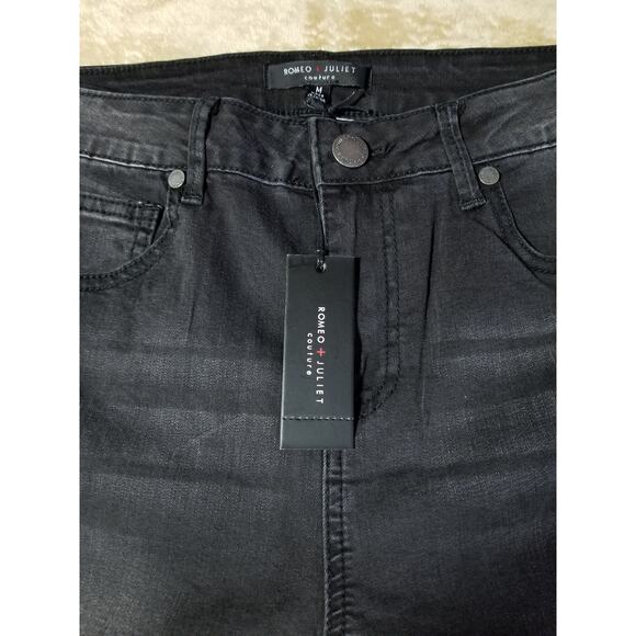 Romeo & Juliet Couture Jeans Skinny Pants NWT Size Medium Color Black - Picture 6 of 9